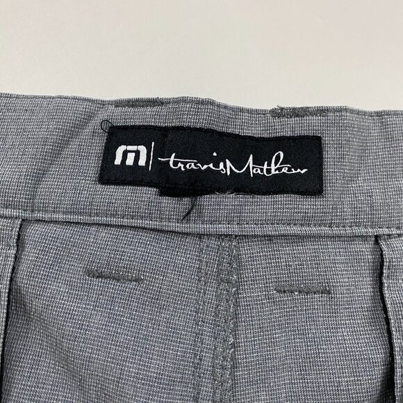 Travis Mathew Shorts Mens 39 x 11 Gray Golf Flat Front - Picture 6 of 11